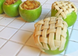 Apple Pie baked in an Apple
