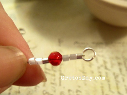 How to end a bracelet with crimp beads