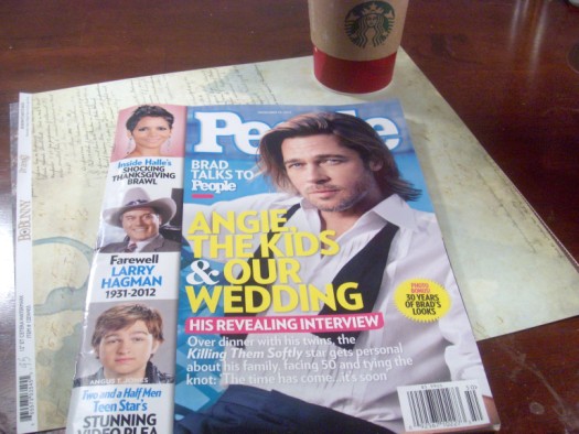 Relaxing with People Magazine