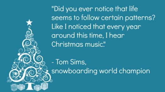 Tom Sims Christmas Music Quote