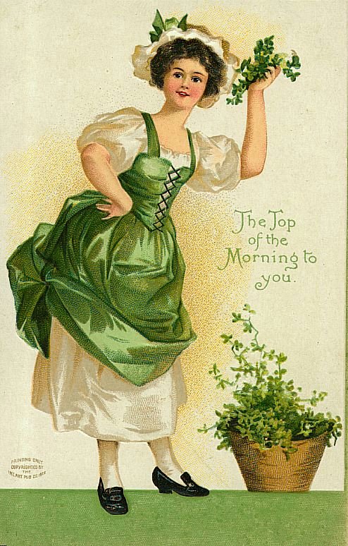 Vintage St Patricks Day Card