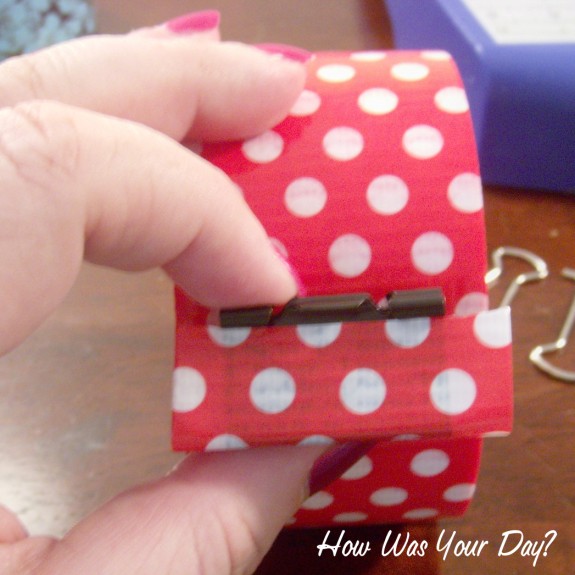 Decorated Binder Clips are Fun Duct Tape Crafts | How Was Your Day?