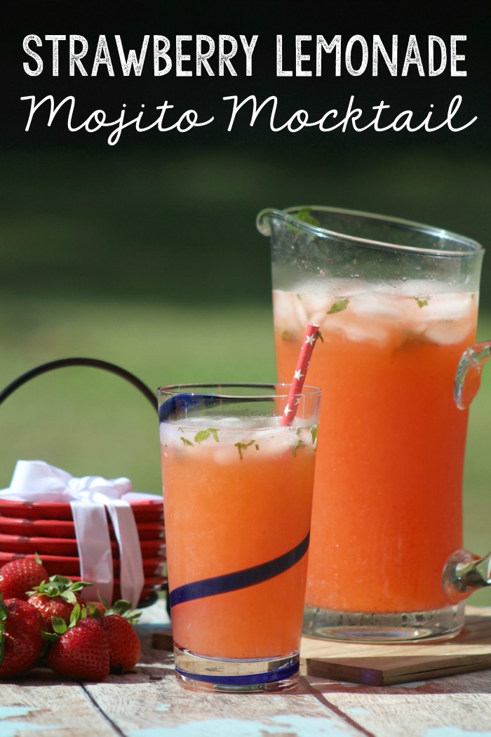 Refreshing Strawberry Lemonade Mojito Mocktail