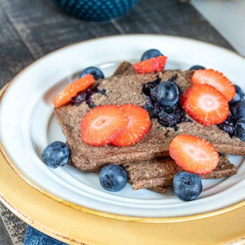 Sheet Pan Blueberry Pancakes Recipe | Paleo | Vegan | Whole30