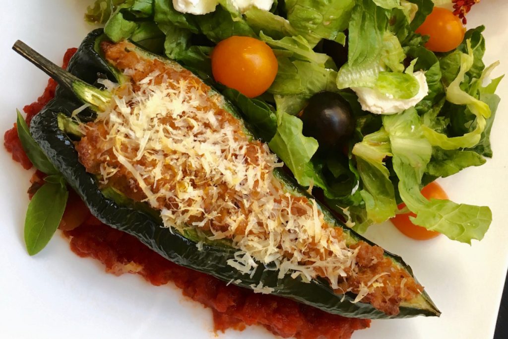 Mouth Watering Chorizo Stuffed Poblano Peppers Recipe   Chorizo Stuffed Poblano Pepper 1024x683 