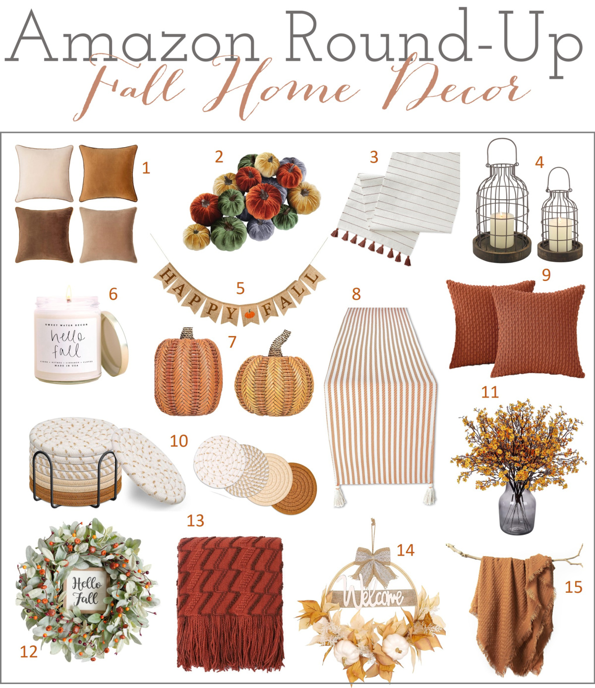 Luxe fall home decor finds from Amazon